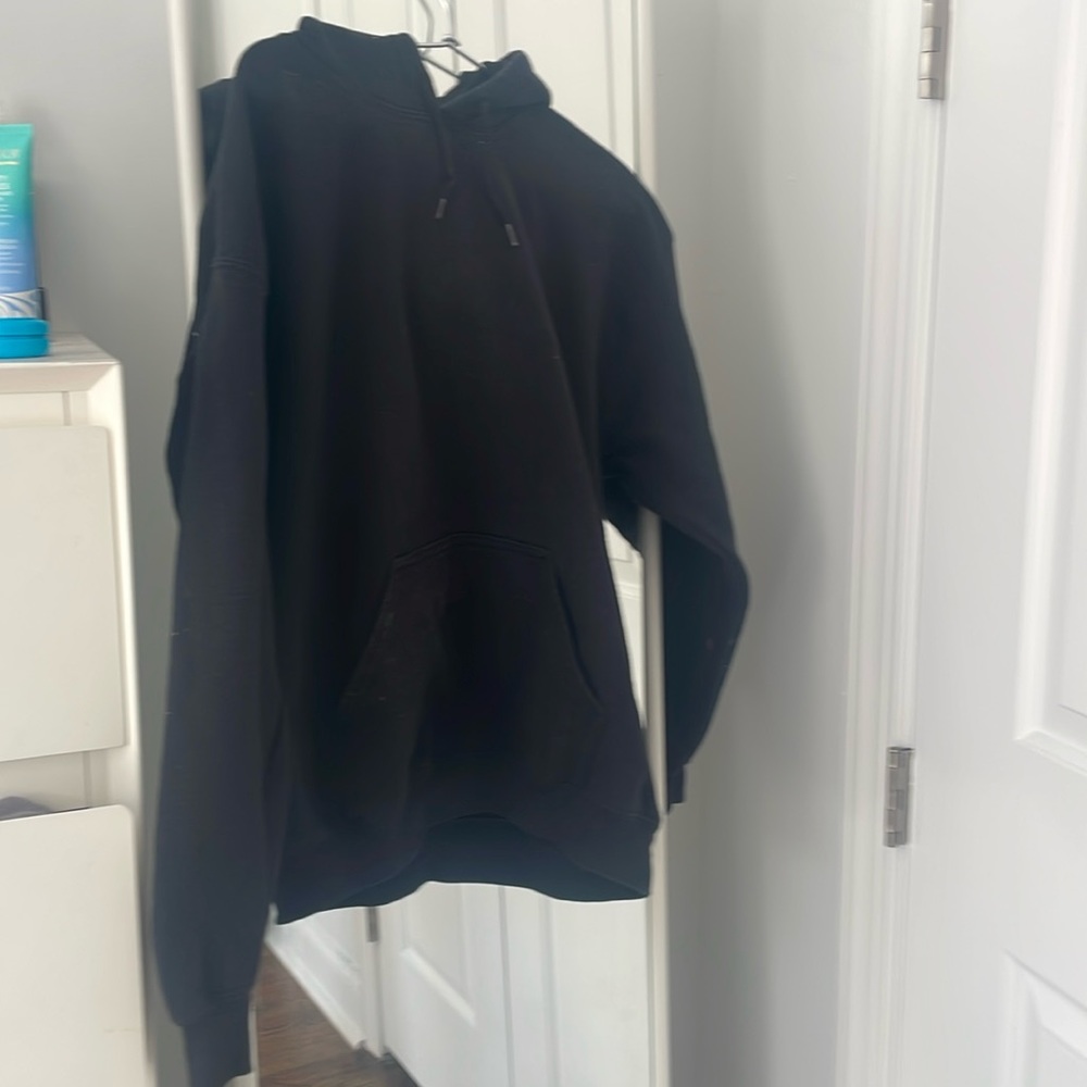 Basic hoodie with some bleaching size medium